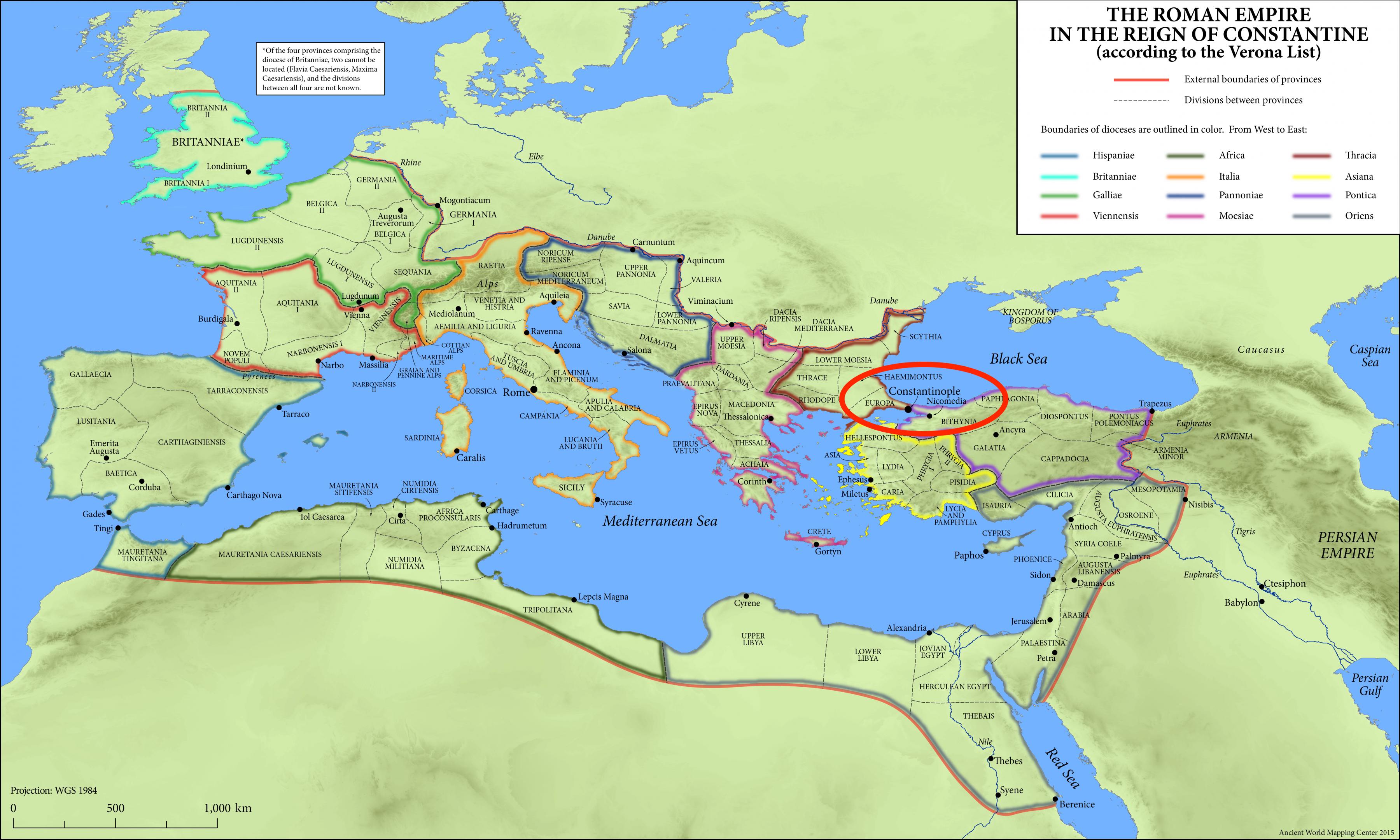 Constantinople World Map 