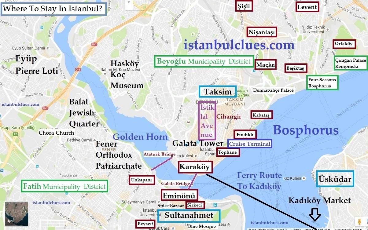 istanbul balat map