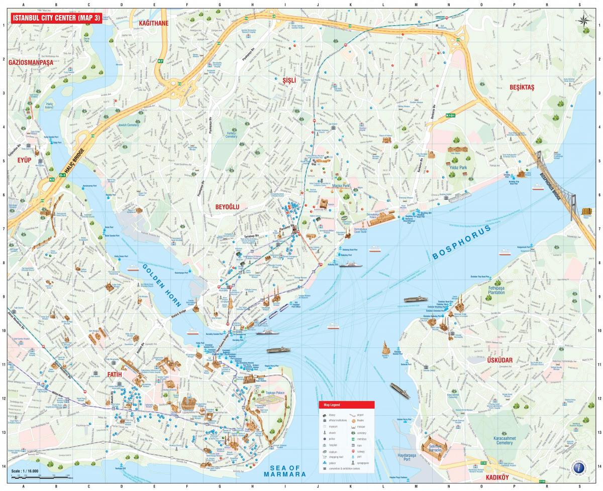 istanbul city map free