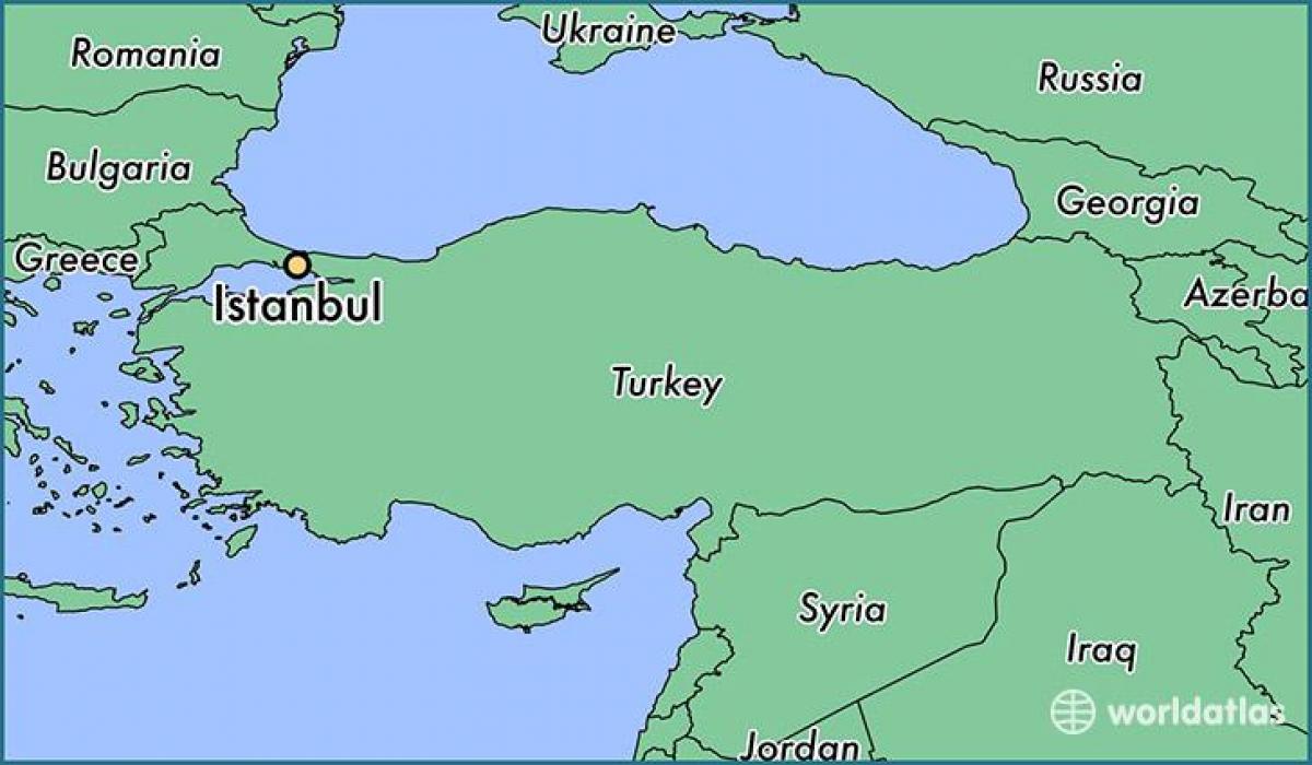 Istanbul Location On World Map Show Istanbul On World Map Turkey