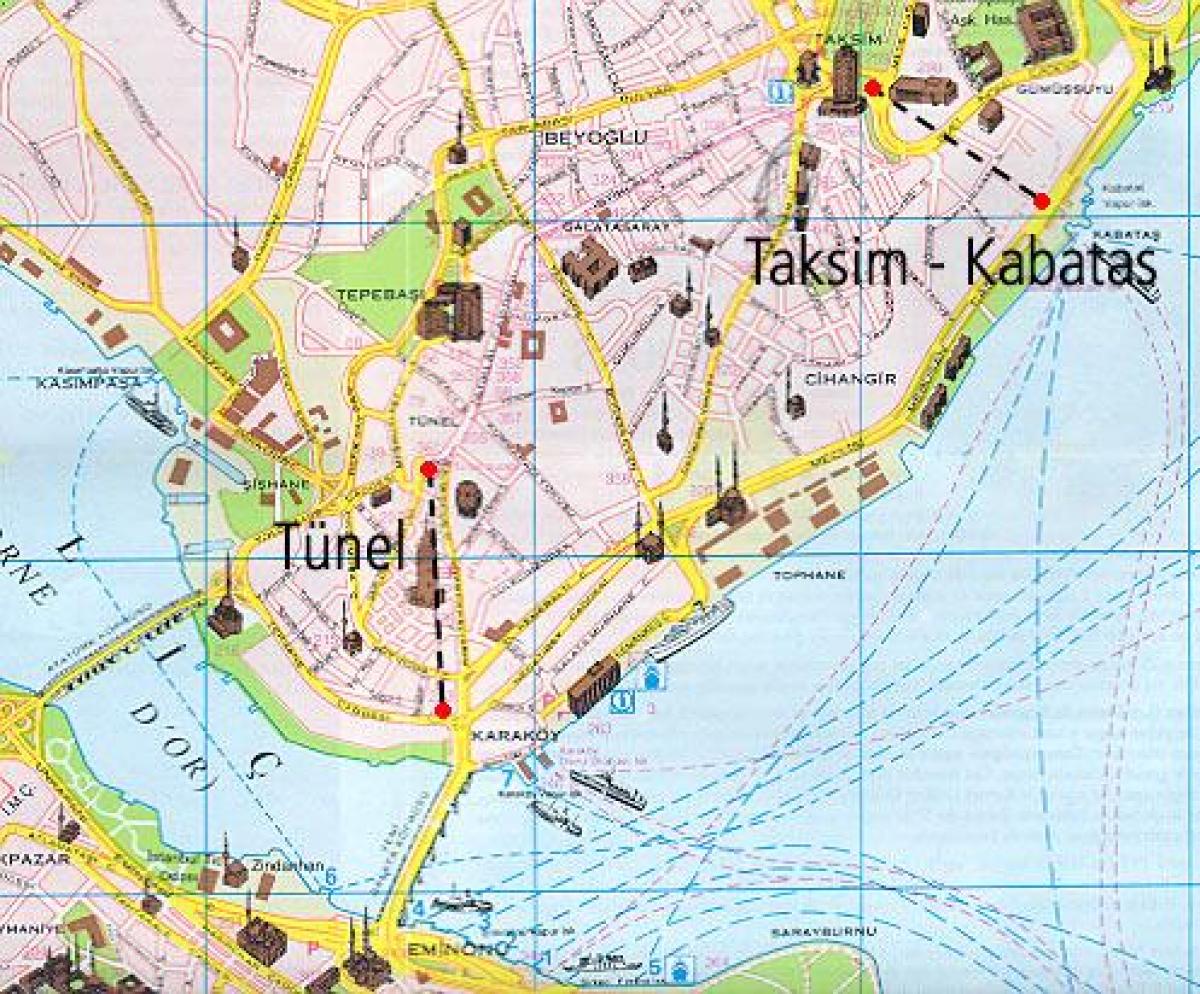 map of kabatas istanbul