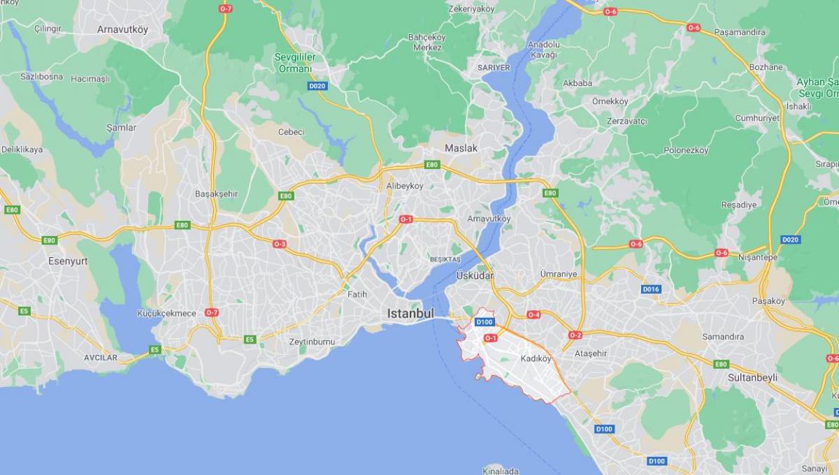 map of kadikoy istanbul