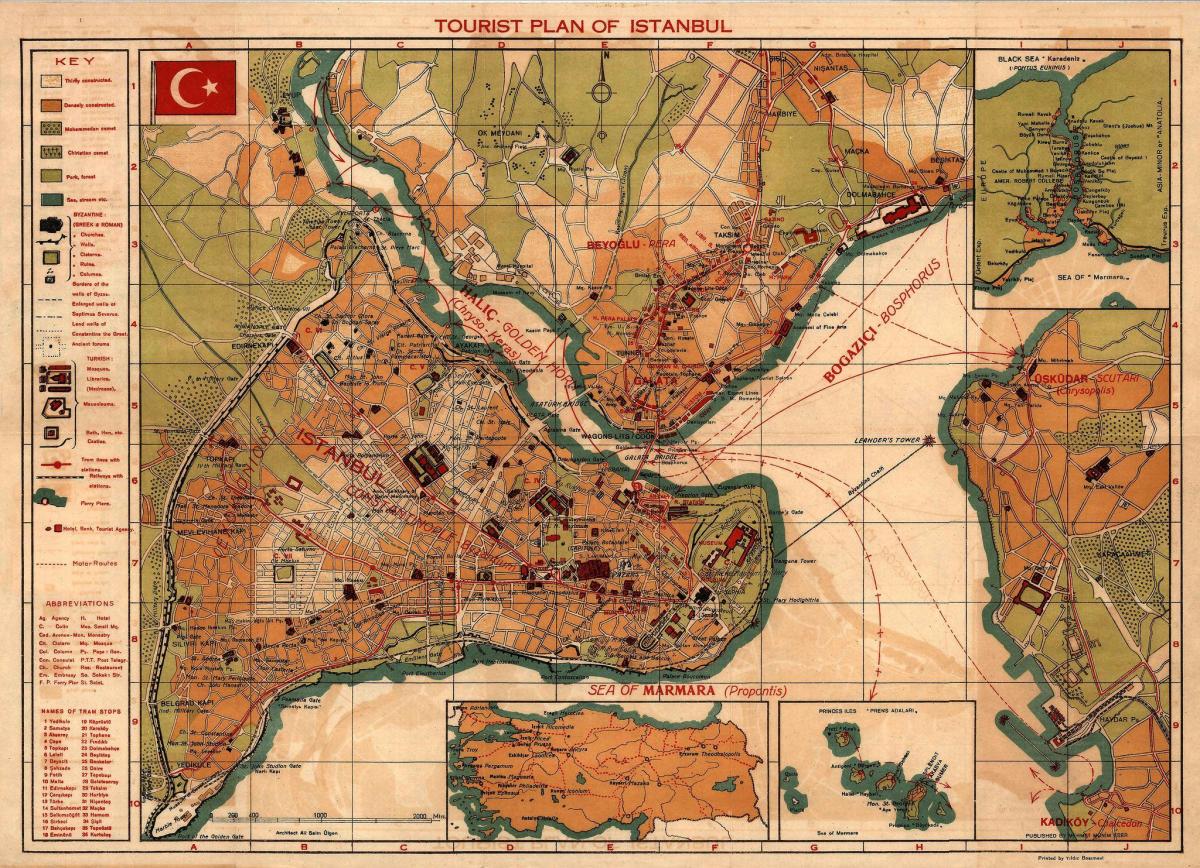 istanbul old map