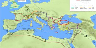 Constantinople location on world map