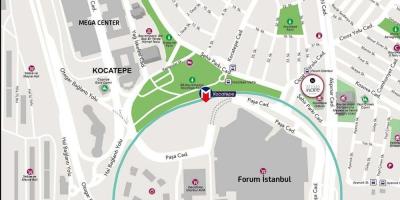 Map of forum istanbul