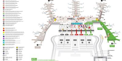 Map airport istanbul