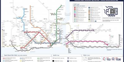 Istanbul railway network map