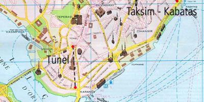 Map of kabatas istanbul