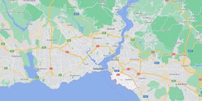 Map of kadikoy istanbul